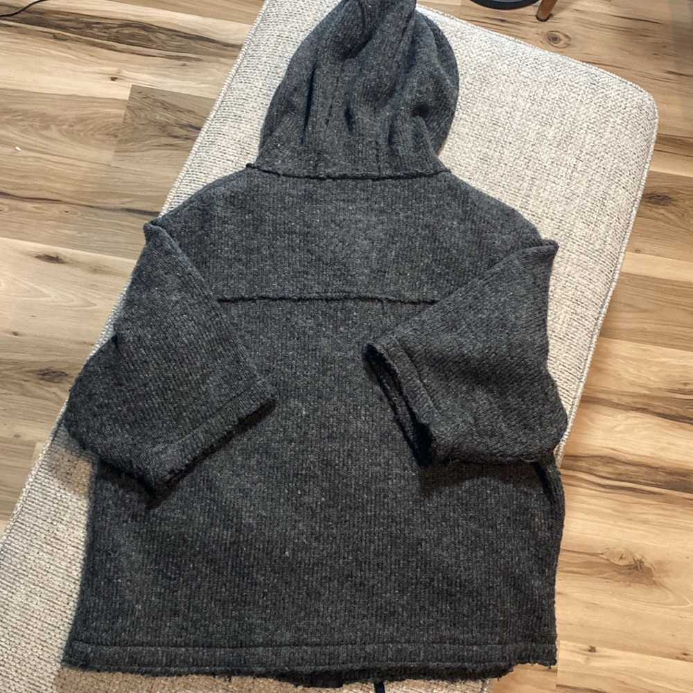 Zara Basic Jacketcoat 3/4 Sleeve Oversized Wool F… - image 2